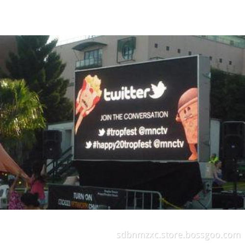 High Brightness P12 Indoor / Outdoor Large Led Screen For R